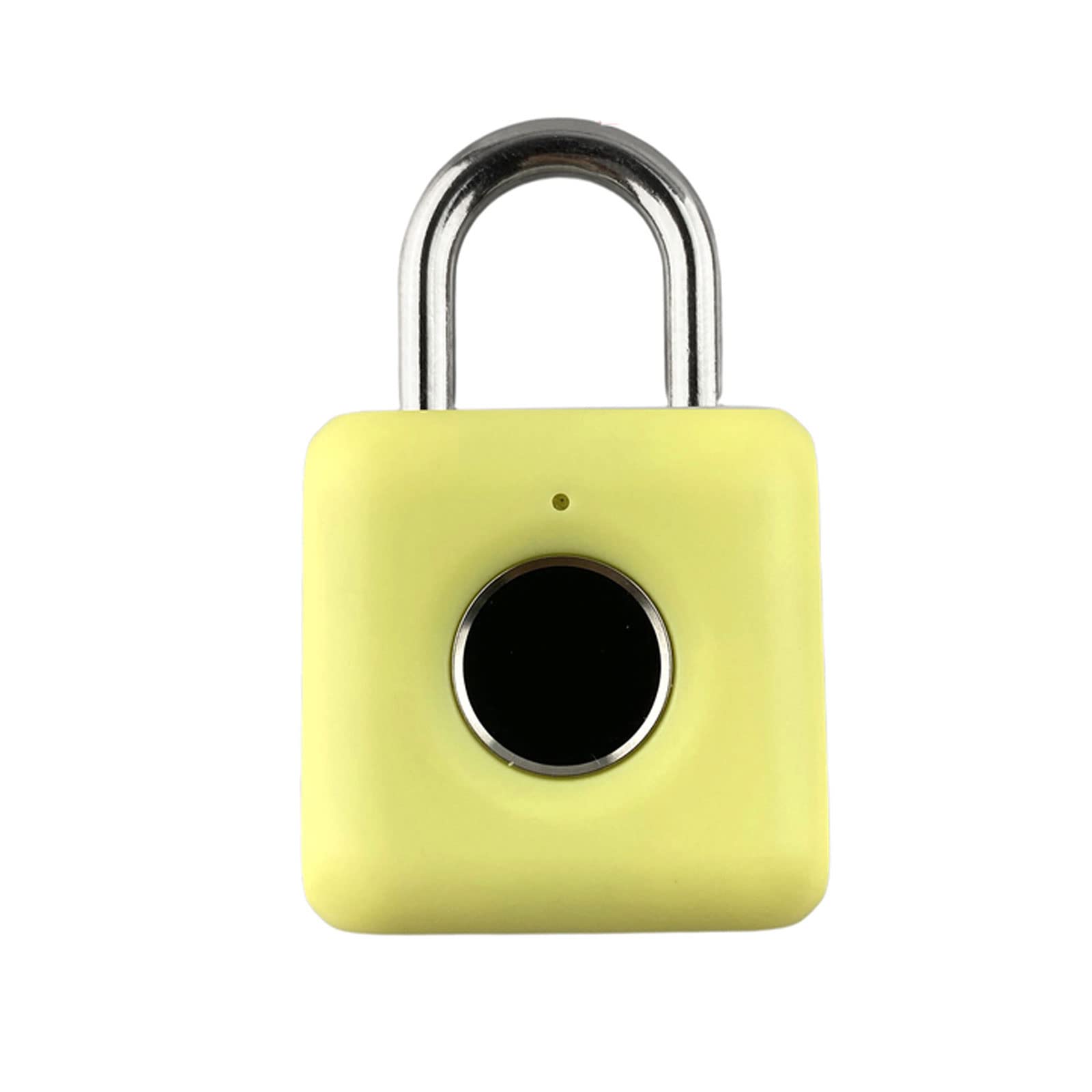 Kombinationsschloss mit zurücksetzbarem Code, Elektronisches Schloss Reisetasche Schließfach Smart One Touch Entsperren Schließfachschloss Vorhängeschlösser(Orange,Orange)
