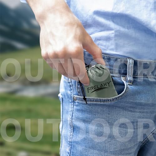 image for Frelaxy Pocket Picnic Blanket, Waterproof Sandproof Beach Mat, Compact