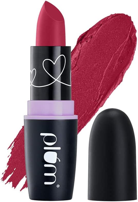 Matterrific Lipstick | Highly Pigmented | Nourishing & Non-Drying | 100% Vegan & Cruelty Free | Go Rouge - 125 (Raspberry Pink)
