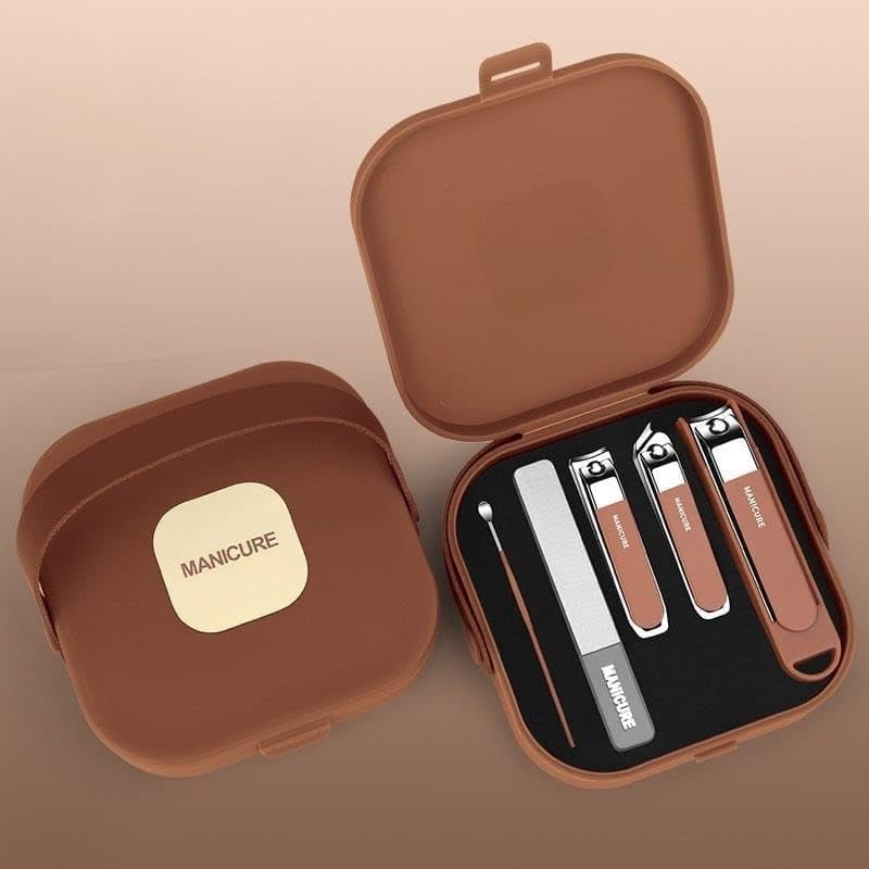 Redvant 5-Piece Nail Cutter Kit Set – Stainless Steel Nail Clippers for Fingernails & Toenails – Compact Manicure Pedicure Set for Men & Women – Travel-Friendly Grooming Kit-image-45