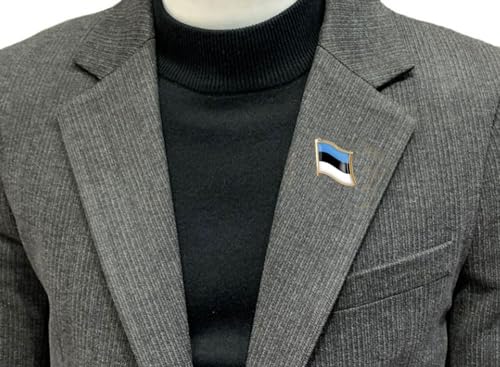 Image of vmcoatdu Country Flag Backs Locking Pin Keepers Locking Clasp Pin Badge International Travel Brooch Metal Alloy Souvenir Pin 0.75x0.7 Inch Small Pin