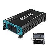 Renogy 3000W Pure Sine Wave Inverter, 6000W Peak 12V DC to 240V AC Solar Power Converter with UK Sockets, UPS Function and Remote Controller for Off-grid, RV, Truck, Boat, Camping, and Home 3000 Watts