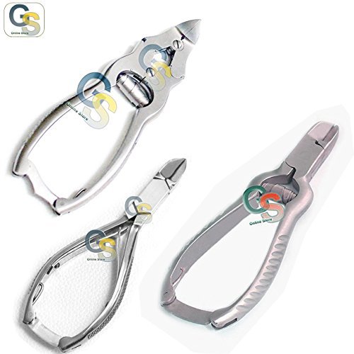 G.S TOE NAIL CLIPPER NIPPER SET 5.5" & 6" PODIATRY/PEDICURE MANICURE NAIL BEAUTY