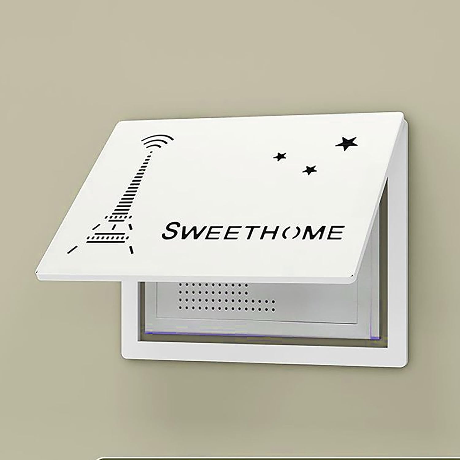 Copertura decorativa da parete per contatore elettrico, pannello moderno per armadio di distribuzione dell'energia, 25 x 20 cm (80 x 60 cm / 31.5x23.6in)