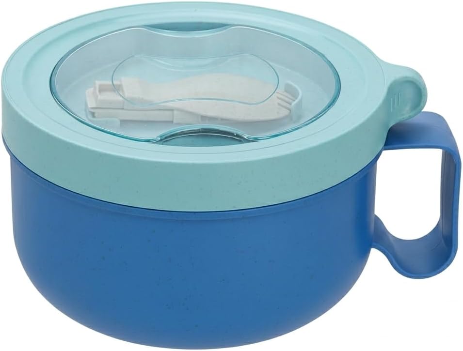 Microwave Bowl with Lids,Ramen Bowl,28oz Microwave Soup Mugs with Handles ,for Soup and Instant Noodles,Oatmeal, Gumbo, Salad, College Dorm Room Essentials for Girls for Boys Apartment Essentials