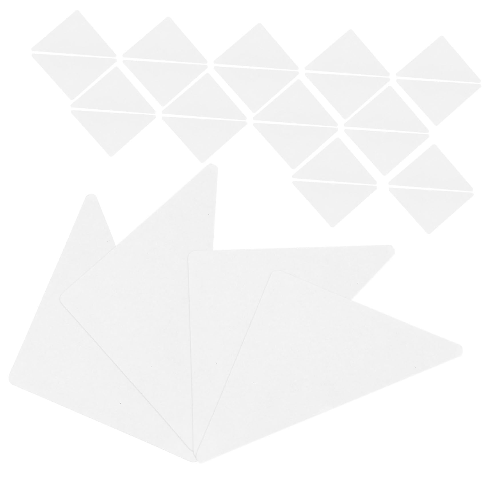 COSMEVIVI Collar for Men's Shirts 90pcs Triangle Collar Stays Stylized Collar Modeling Stays Adhesive No Glue Residue