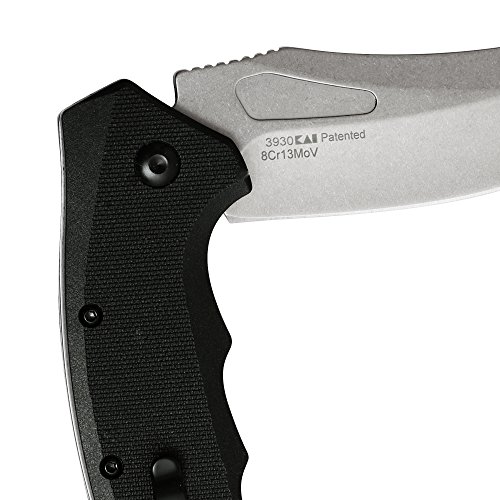 Kershaw Flitch Folding Edc Pocketknife, 3.25" 8Cr13Mov Stainless Steel Modified Drop Point Blade, Assisted Opening With Flipper #TOP6