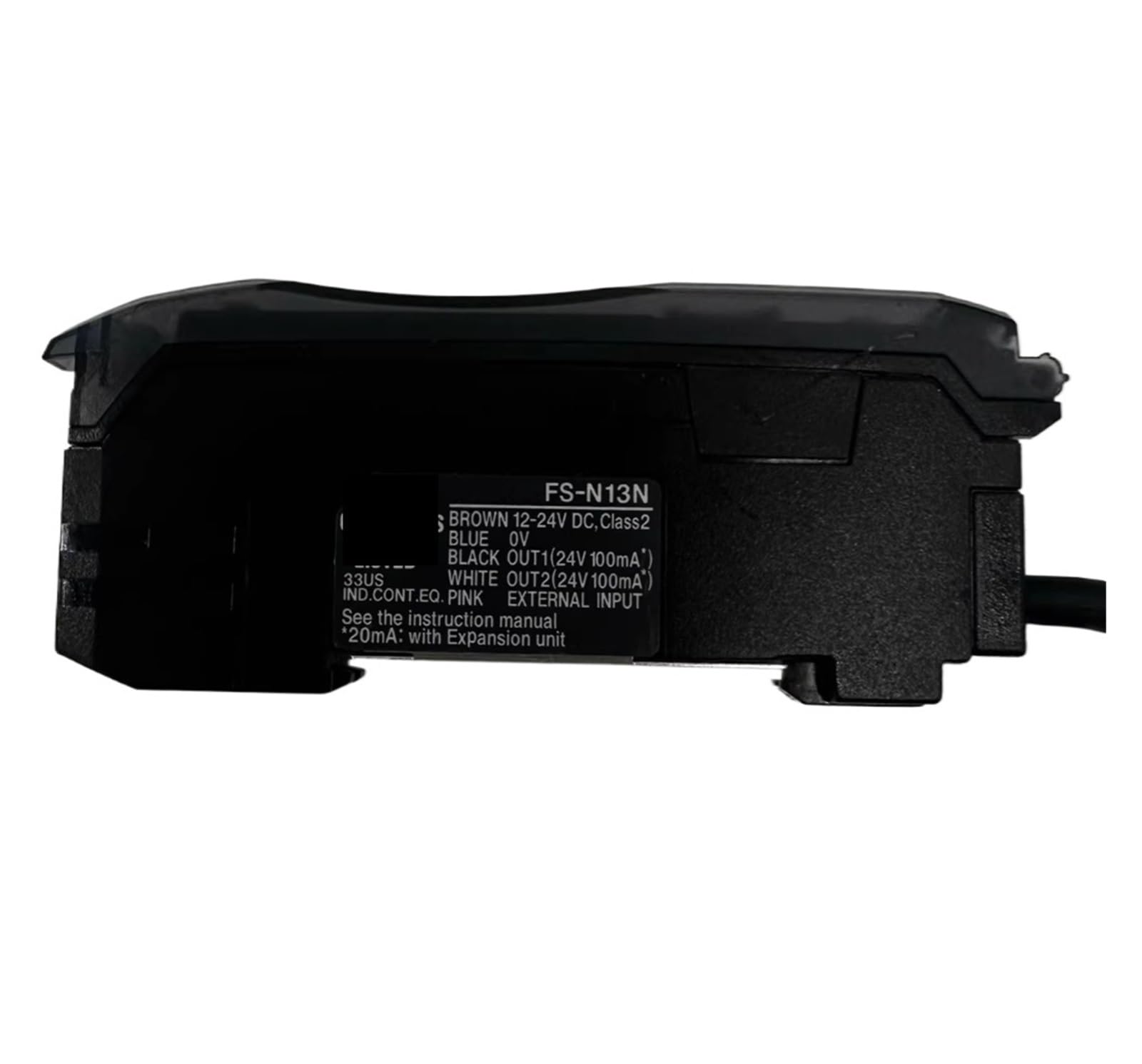 HEXEH Capteur à Fibre Optique FS-N13N, commutateur photoélectrique, unité à Fibre