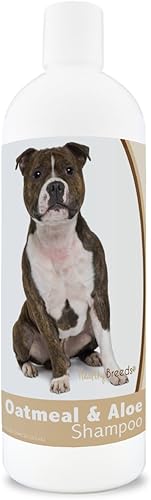 Healthy Breeds Staffordshire Bull Terrier - Champú de avena con aloe 16 oz