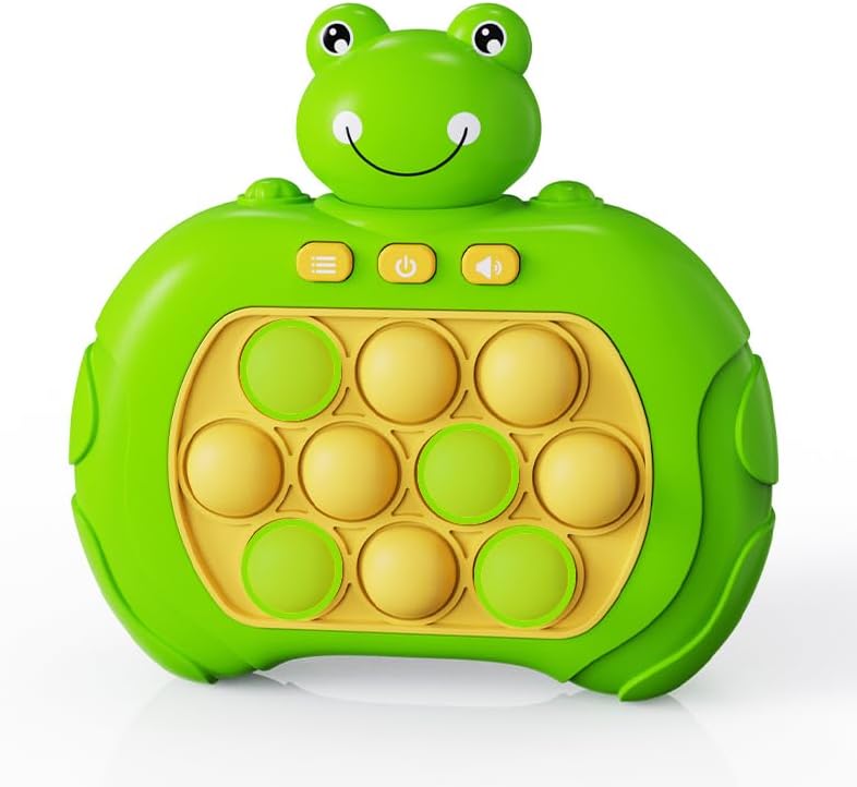 Green Frog - Juego interactivo de mano y juego de empuje rápido para niños y adolescentes para niños y niñas de 3 a 12 años de edad, juguetes de