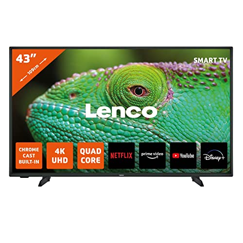 Lenco LED-4353BK 43-inch 4K Android-Smart-TV, black *
