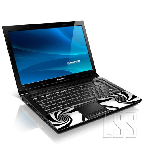 Image of LSS Laptop 15 15.6 Skin Cover with Colorful Tornado Swirl Pattern for HP Dell Lenovo Apple Asus Acer Compaq - Fits 13.3 inch 14 inch 15.6 inch 16 inch (2 Wrist Pads Free)