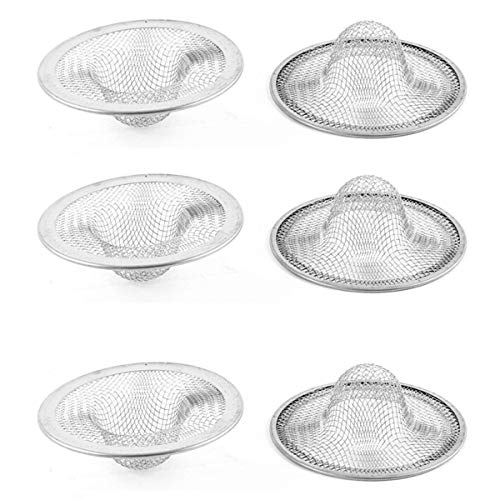 6 Piezas Coladores de Acero Inoxidable para Fregadero