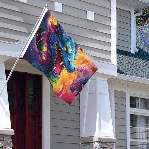 Drapeau maison double face de qualité supérieure 120x180cm