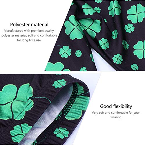 ABOOFAN 1 par Trevo Print St. Patricks Day Leggings Mulheres Moletom Calças de Ioga