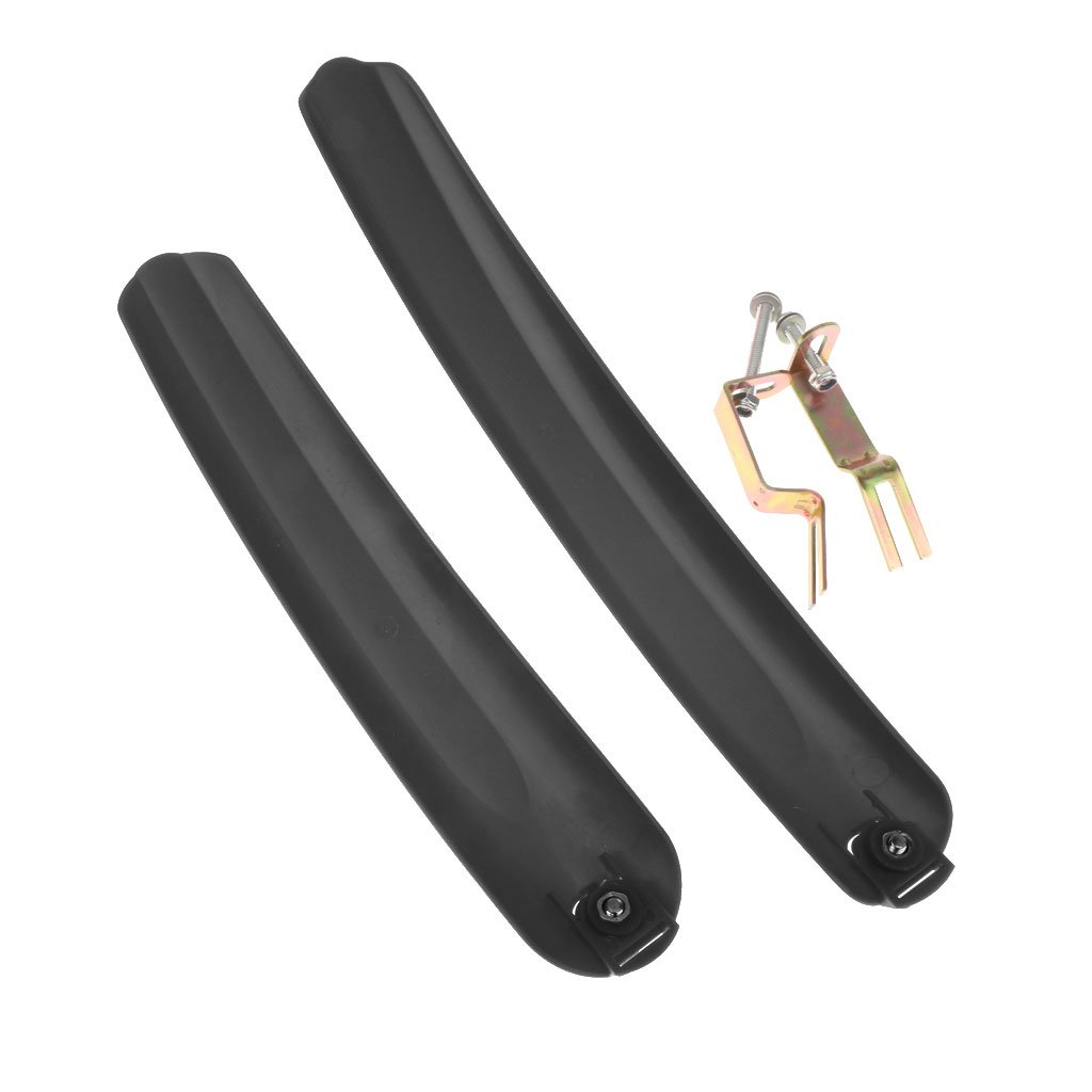 + Fahrrad Schutzblech Steckschutzblech Mudguard Farbwahl, Schwarz