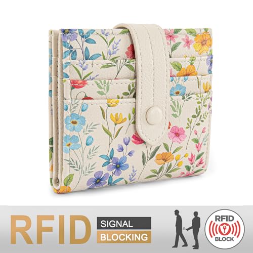 Image of Montana West X Wrangler Womens Small Wallet Bifold Slim Card Wallet RFID Minimalist Cash Organizers with Zipper Coin Pocket