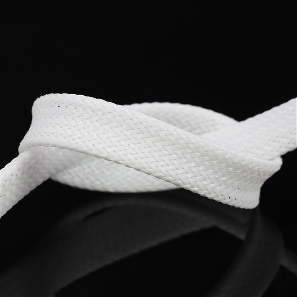 Oplot z białego PET o dużej gęstości – izolowana osłona węża węża (średnica od 2 mm do 60 mm)(10mmx1meter)
