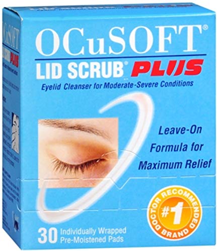 OCuSOFT Più delle palpebre Cleanser Pad 30 ciascuno (pacchetto di 8)