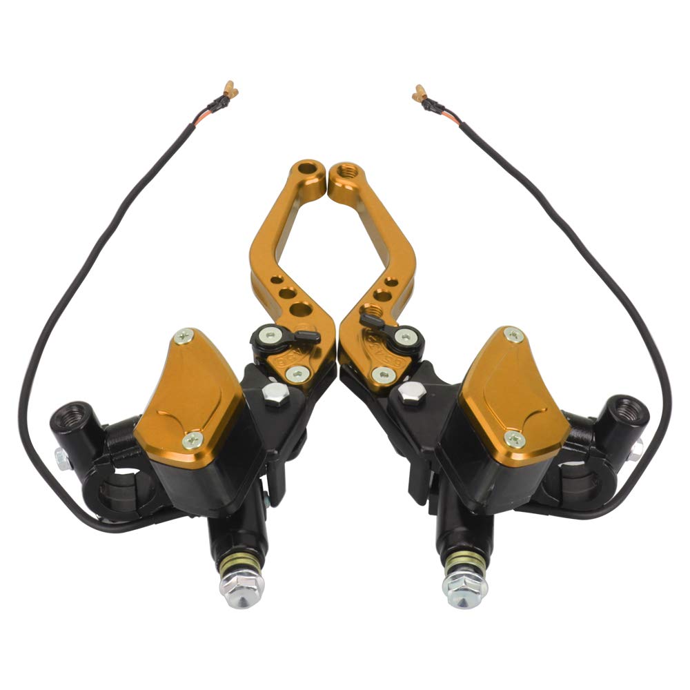 Hydraulic Brake Clutch Master Cylinder Reservoir Levers CNC Pump 7/8" 50cc- 300cc - View #11