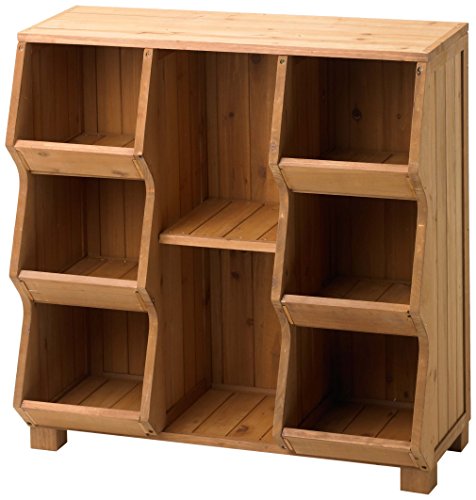 Stackable Wooden Cubby Storage Unit