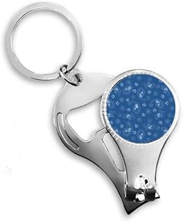 Padrão Blue Sky Night Dot Tradicional Alicate de unha Chaveiro Abridor de Garrafas Cortador