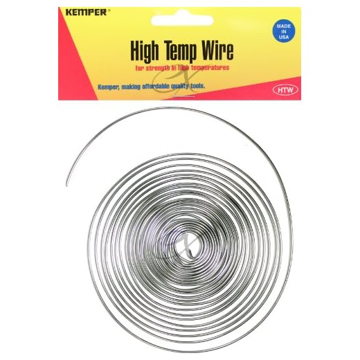 Kemper High Temp Wire 17 Gauge 10 Feet Great General Purpose Support Wire (Original Version)