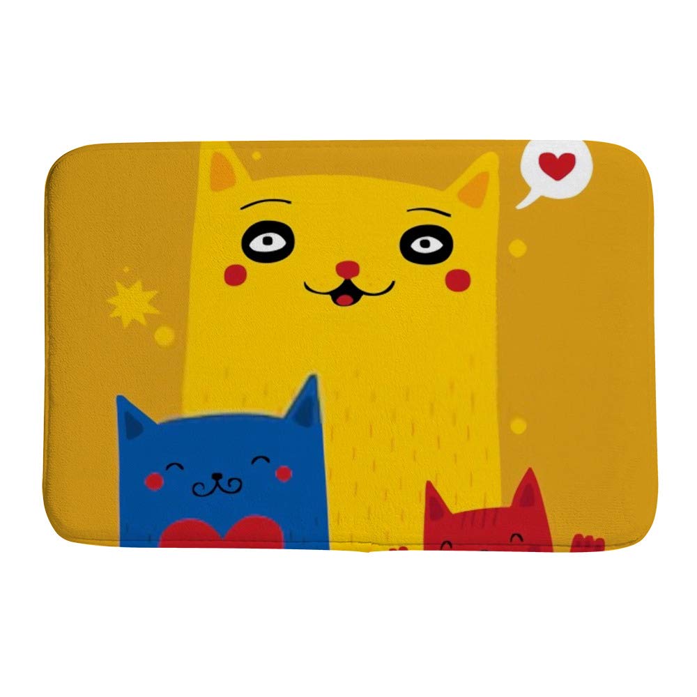 Tapis de bain en polaire corail de qualité supérieure au design exclusif 36x24 pouces
