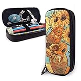 ?? LARGE CAPACITY: 1.5 x 8 x 3.5 inches (width x length x height). Mesh storage bag + 4 pen grid. Super large capacity like the picture showed, can hold a lot like pens, pencils, marker, coins, cosmetics, phones or other small things.