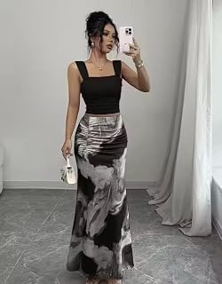 Women Solid Black Bodycon Maxi Dress | Fitted Long Evening Gown for Formal Events Price In India