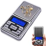 Alimentado y apagado automático: el medidor está alimentado por 2 pilas AAA que se adjuntan al conjunto y por lo tanto es muy manejable y se puede realizar la medición sin cables colgantes. Esta báscula de bolsillo precisa se apaga automáticamente después de 60 segundos cuando no está en uso, lo que ahorra batería. La báscula digital, alimentada por las pilas, es inalámbrica.