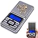 Retoo 200 g/0,01 g cyfrowa waga kieszonkowa z funkcją tarowania i wyświetlaczem LCD, waga probiercza, złota, waga cyfrowa, waga monet, waga do tabletek, wagi spożywczej, mini waga kuchenna, biżuteria, monety, srebrna