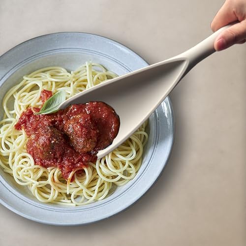 Silikon-Spatel-Löffel, ideal zum Kochen und Servieren, langlebiges BPA-freies mattes schwarzes Silikon, nahtloses Design… – Ansicht 6