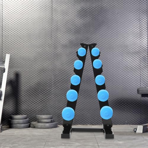 Support d'haltères en acier robuste pour musculation à la maison - 4