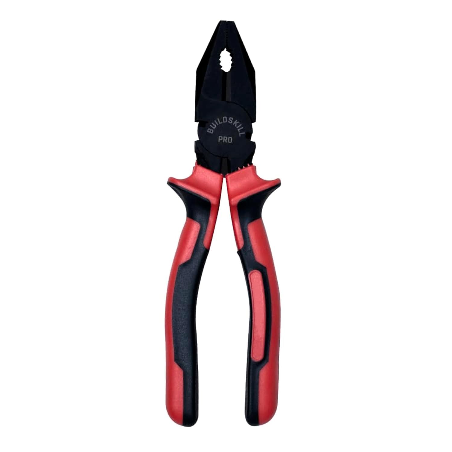 Buildskill Combination Plier 8" Hand Tools, Wire Cutter, Cutting Plier, Suited for Bending, Straightening, Stripping, Hardened Jaw, Electrical Tools, Anti Rust Black Phosphate Finish (Pack of 1)