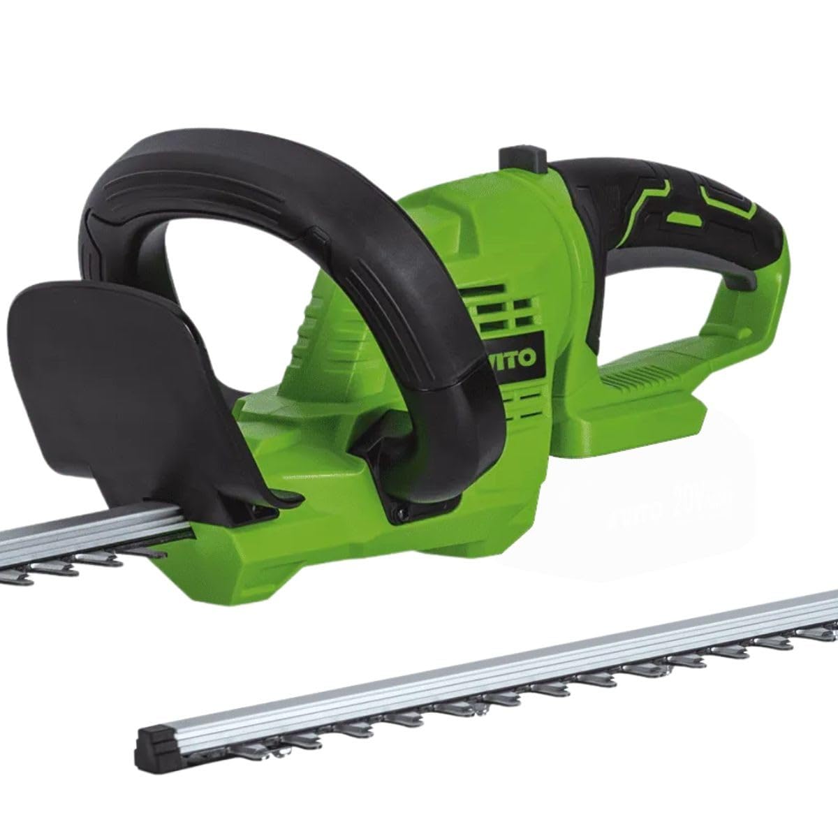 VITO - Tamaño de setos inalámbrico de 20 V + batería de litio 3,0 AH hoja de 51 cm cargador rápido
