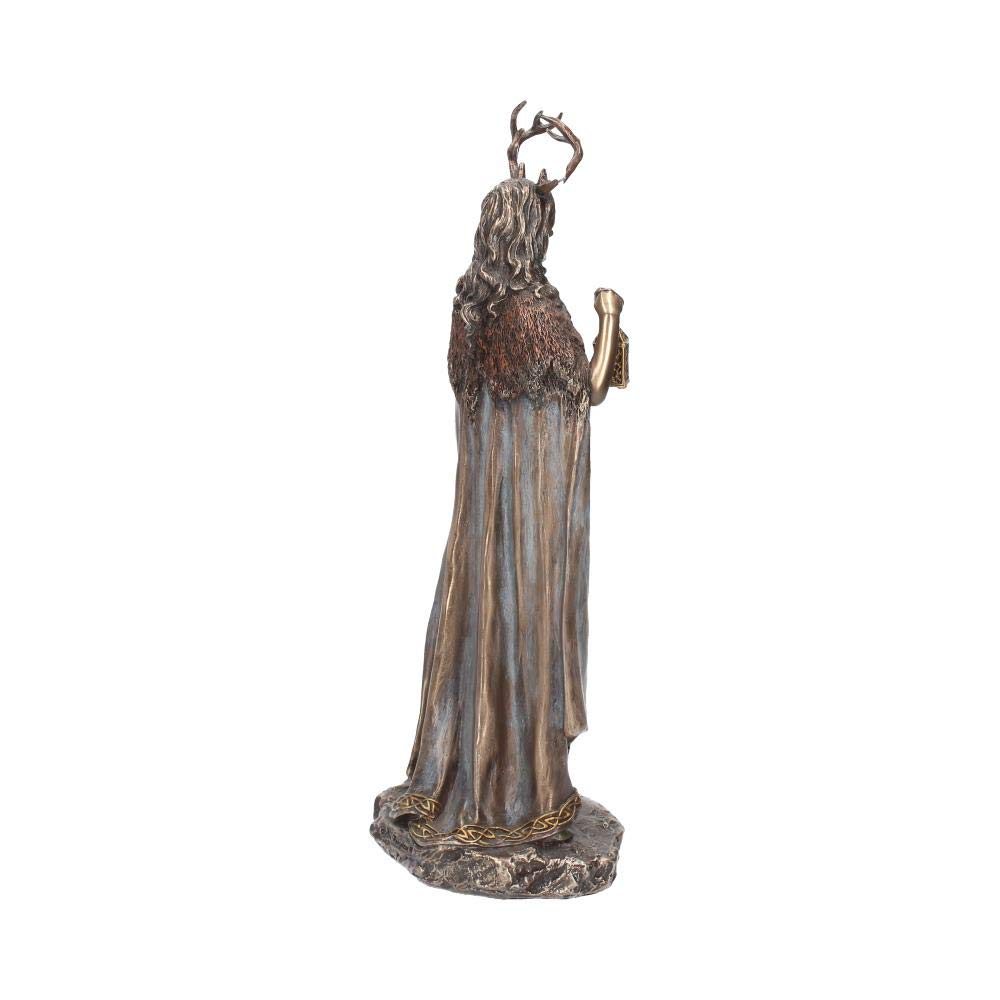 Nemesis Now Lady Of The Forest - Statuetta In Bronzo 30 Cm - Dea Celtica Della Terra In Resina Dipinta A Mano - 2