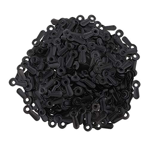 jiaxin Black 1000 Pieces Frame Picture Fixer with Rotating Buttons for Office Home Office Photographic Studio (Color : Black)