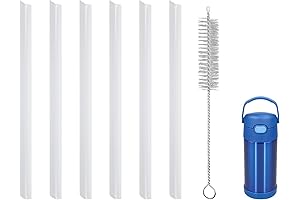 Replacement Straws Designed for Thermos Funtainer 12 oz Water Bottle (6-Pack)