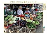 CALVENDO Puzzle Obst und Gemüsemarkt mit bunter Auswahl 1000 Teile Puzzle quer | 1000 Teile Lege-Größe 64 x 48 cm Foto-Puzzle für glückliche Stunden