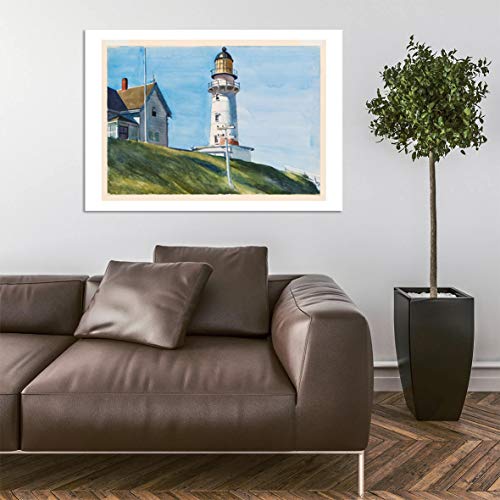 Phare à deux lumières II impression archival mat de Hopper