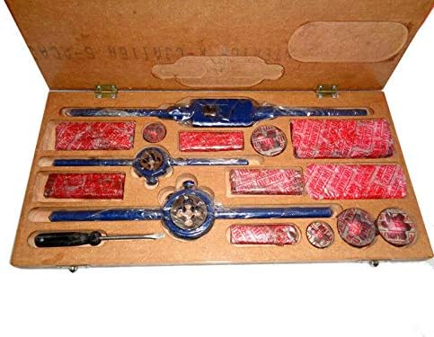 TAP AND DIE SET 1/4 TO 3/4 BRITISH STANDARD WHITWORTH- BOXED COMPLETE BSW-AMZN