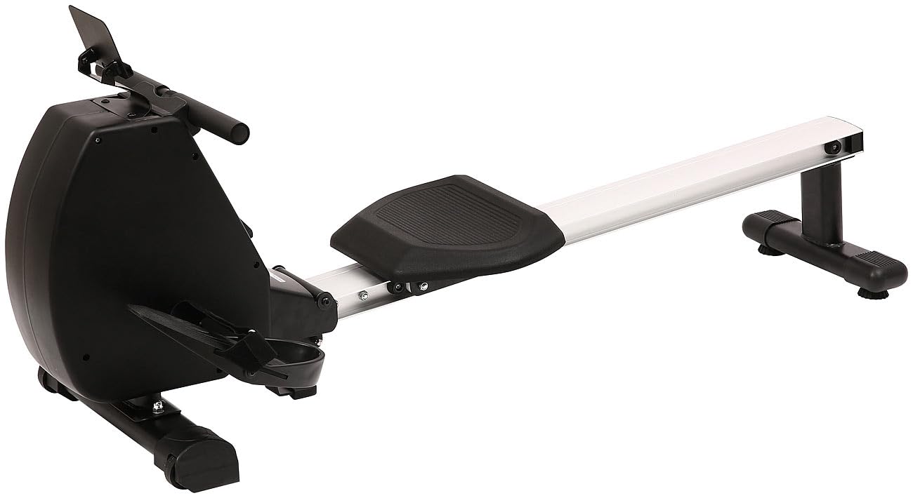 PEARL Sports Sportgeräte: Klappbares Heim-Rudergerät mit 8 Stufen, Magnetbremssystem, bis 120 kg (Rudermaschine, Heimrudergerät, PC)
