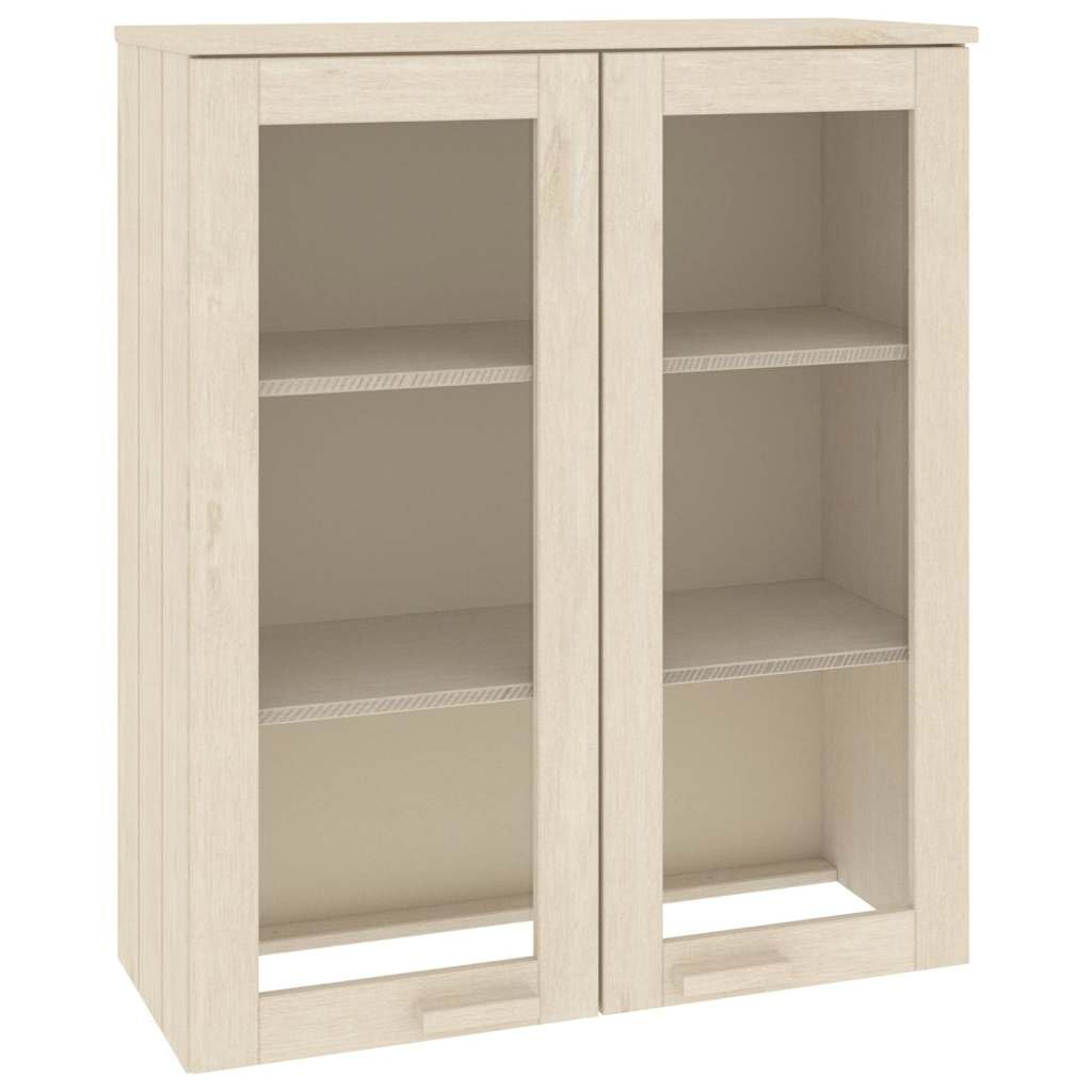 Kredens Superior HAMAR Sosna lite Brązowy Miód 85x35x100 cm