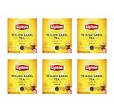 Lipton Yellow Label Tea International Blend 15.8oz (Pack of 6)