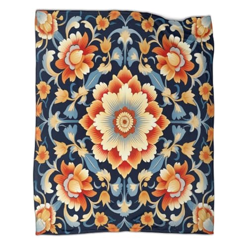 Couverture flanelle fleur impression 3D, le cadeau peluche idéal - 4