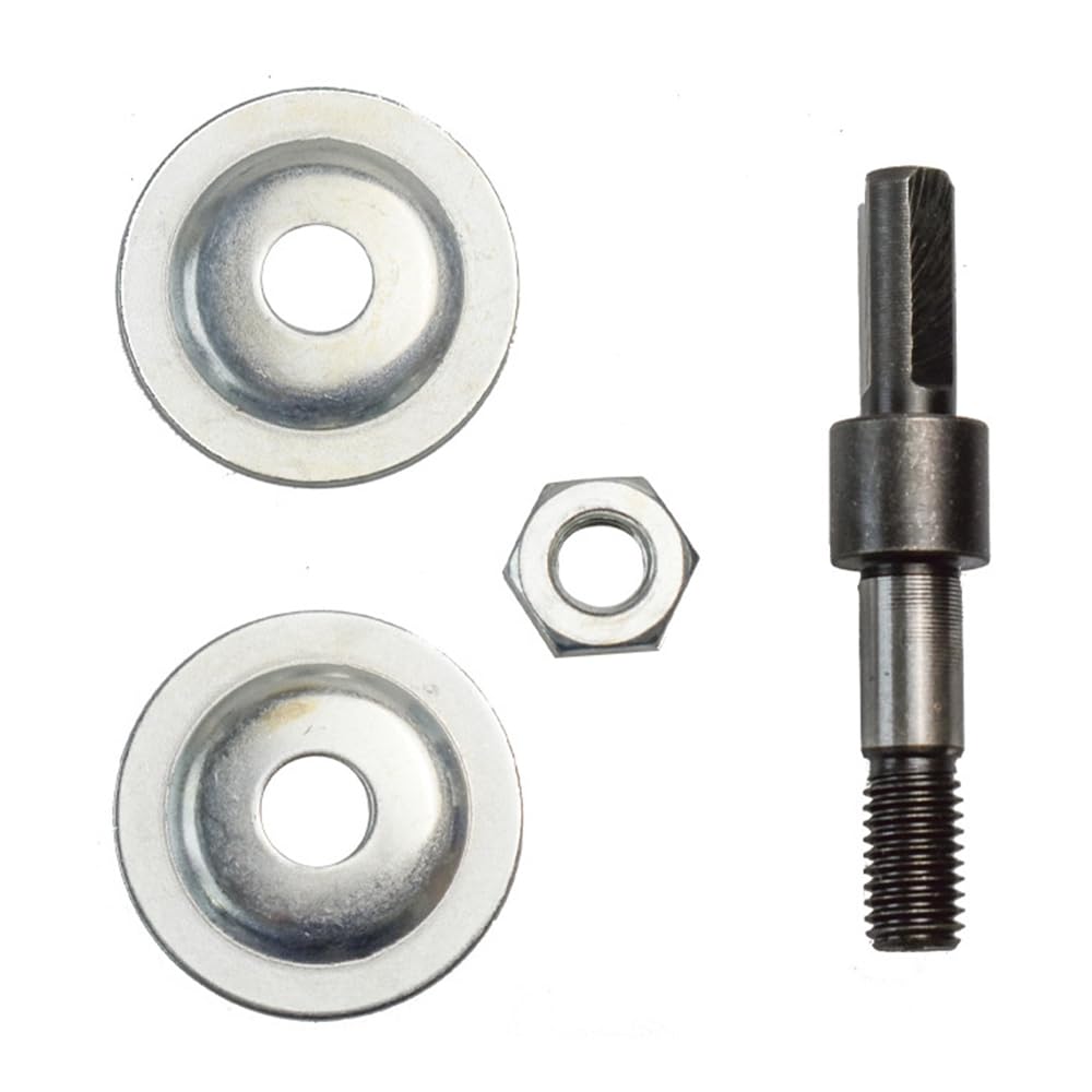SagaSave 1PCS Drill Arbor Adapter with 2 Washers and 1 Nut for Buffing and Grinding