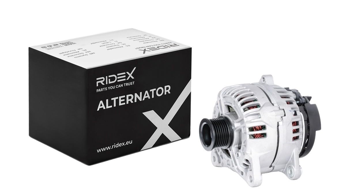 RIDEX Alternateur 14V, 150A, 2310000Q2F 231002956R 2310000QAN Compatible avec NISSAN Qashqai/Qashqai +2 I J10, NJ10, RENAULT Trafic 2 Van FL Megane 2 3/5 portes BM, CM, BM0/1, CM0/1 Scénic 2 JM