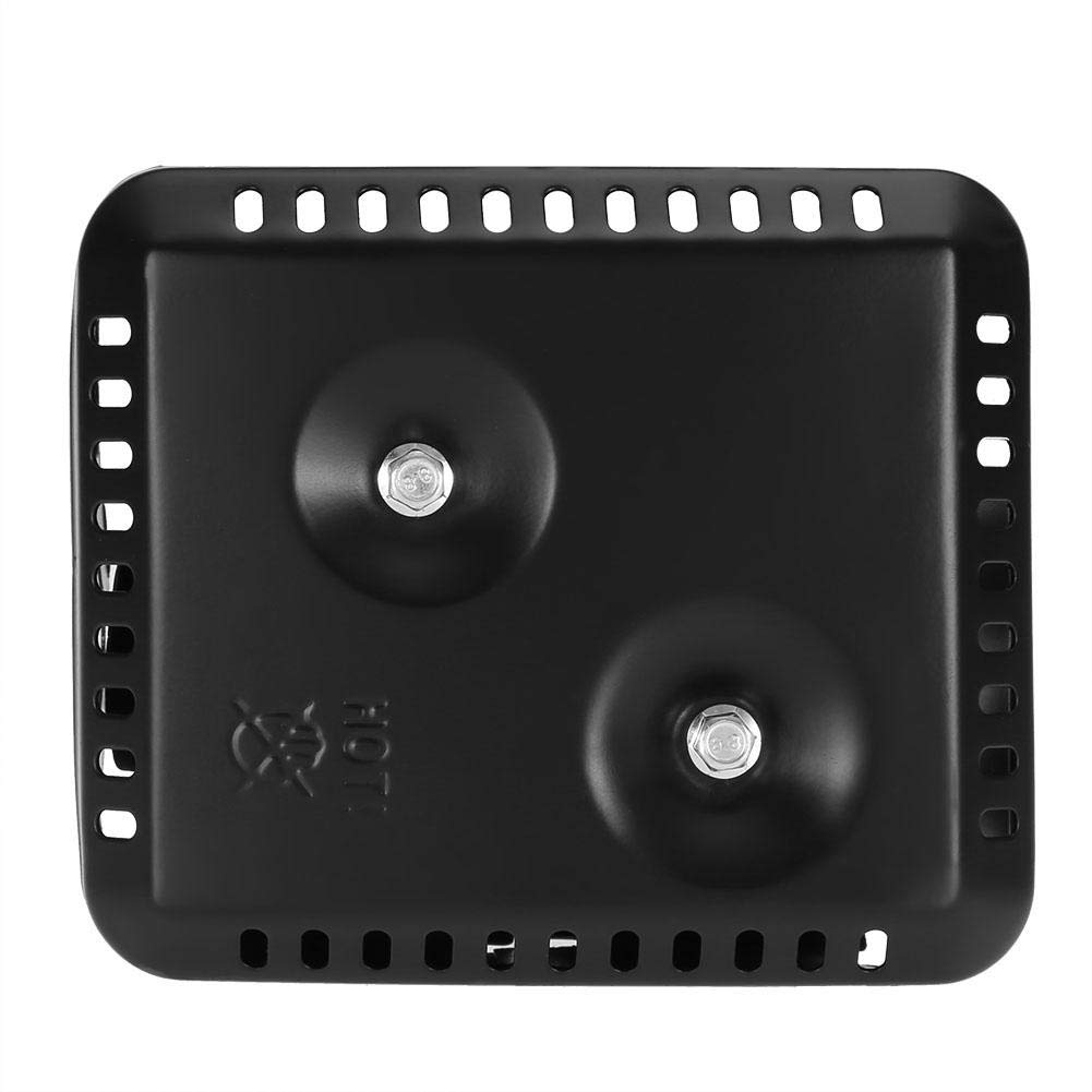 Marmitta di scarico per Honda GX120 GX160 GX200 5,5 HP 6,5 HP, Sistema di marmitta di scarico con schermo termico per Honda GX120 GX160 GX200 5,5 HP 6,5 HP Accessori per tosaerba Sistema di marmitta d
