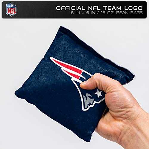 NFL Pro Football Dual Sided Bean Bags by Wild Sports, 8 Count, Premium Toss Bags for Cornhole Set - Great for Tailgates, Outdoors, Backyard - Image 5